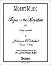 Fugues on the Magnificat Orchestra sheet music cover